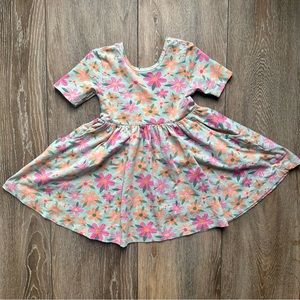 Ruffle Butts Spring Flower Twirl Dress